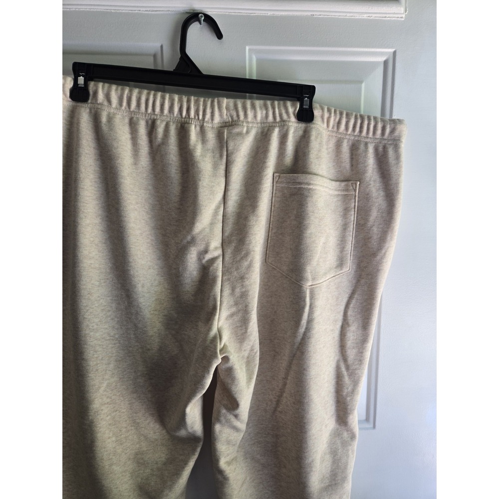 New No Boundaries Soft Fleece Joggers  Mens Size 2XL Pockets Beige New With Tags - Picture 6 of 6